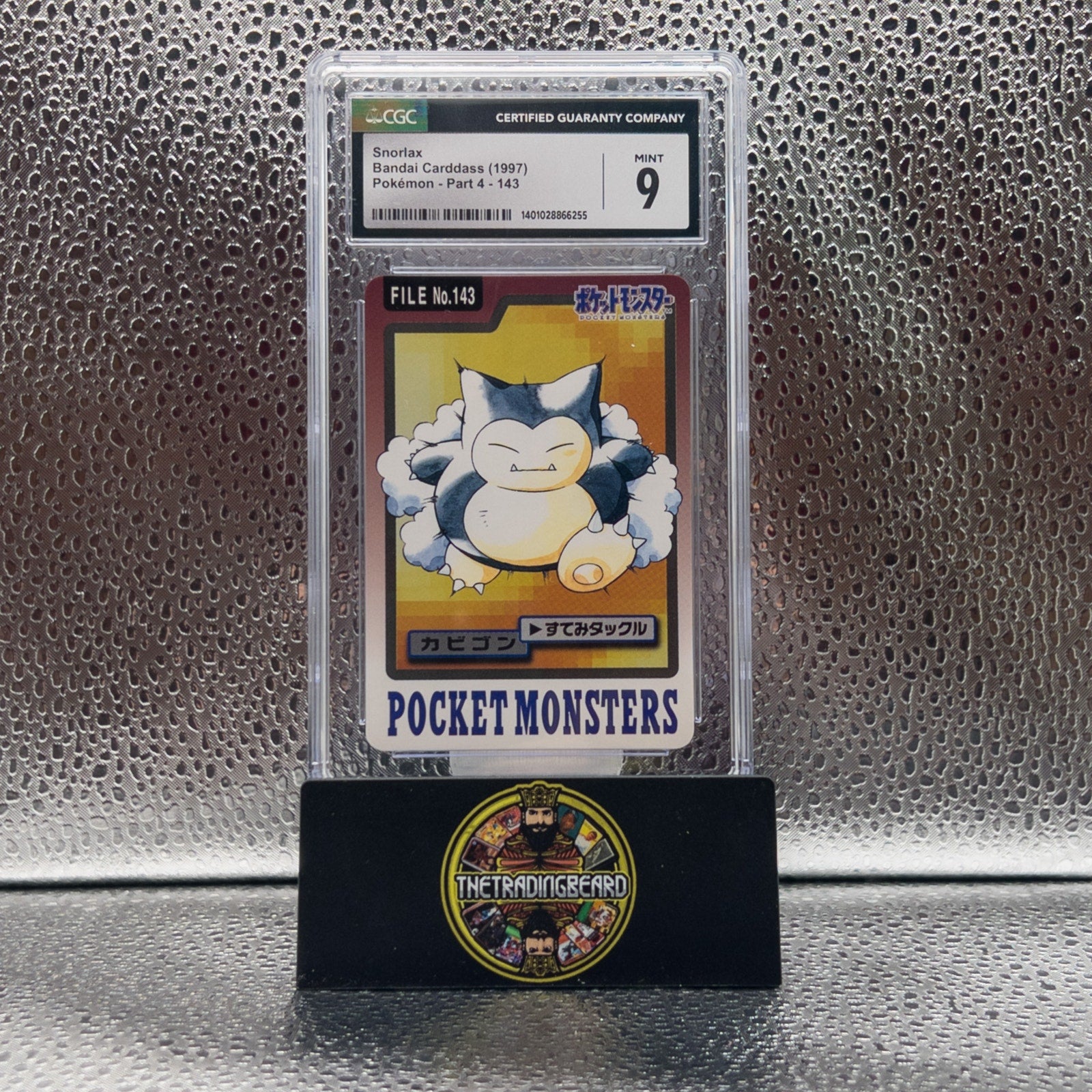 CGC 9 - 1997 (Pocket Monsters on Bottom) Part 4 - Japanese Snorlax #143