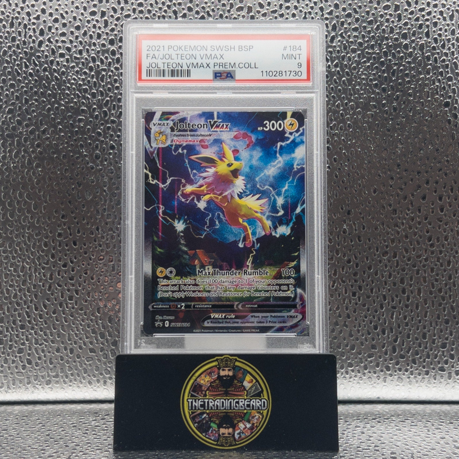 PSA 9 - 2021 Pokemon Swsh Black Star Promo Fa/Jolteon Vmax #184