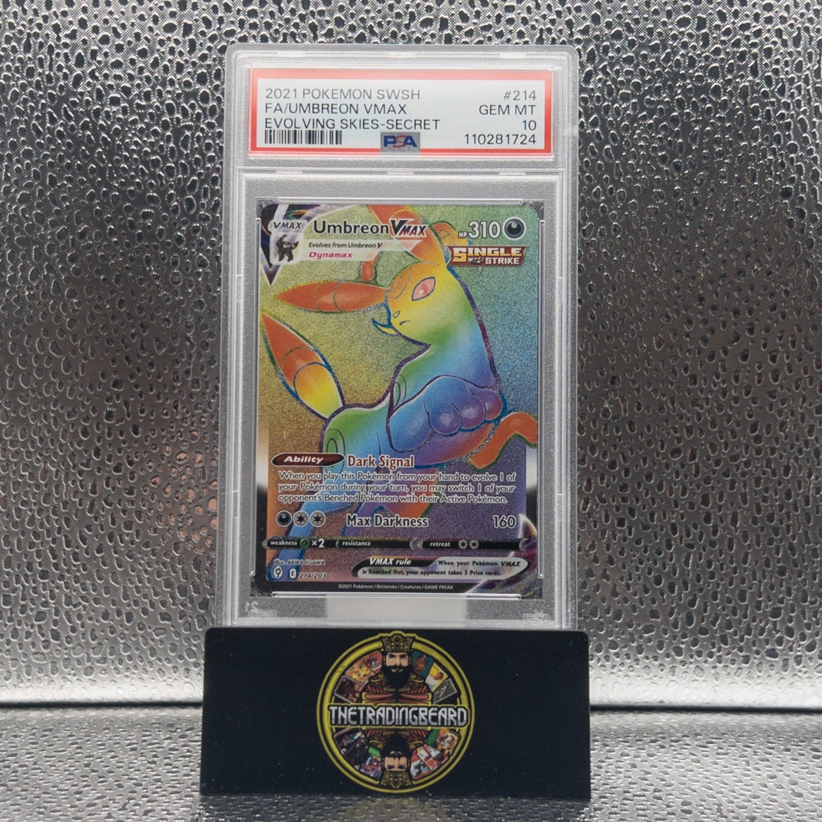 PSA 10 - 2021 Pokemon Sword & Shield Evolving Skies Fa/Umbreon Vmax #214