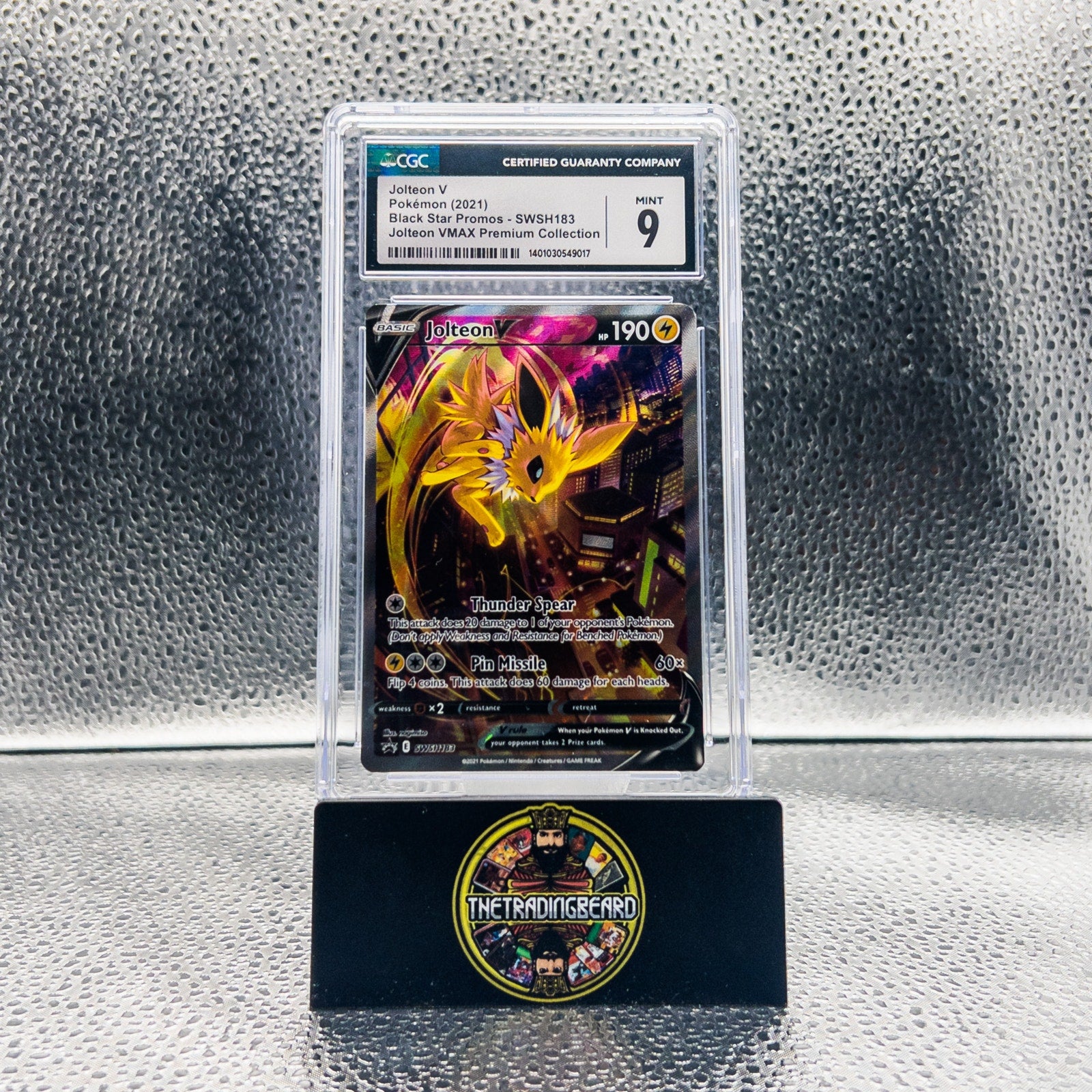 CGC 9 - 2021 Black Star Promos Jolteon V #SWSH183