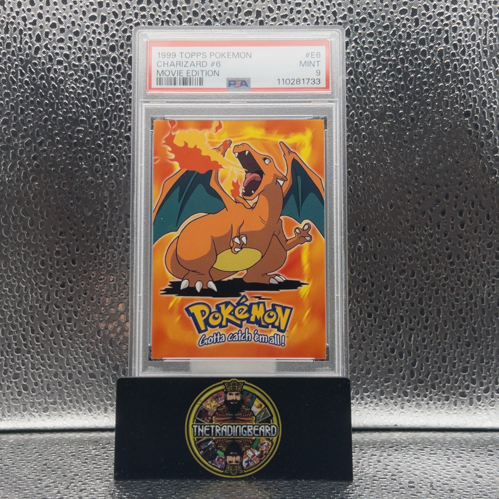 PSA 9 - 1999 Topps Pokemon The Movie Edt Charizard #6 #E6