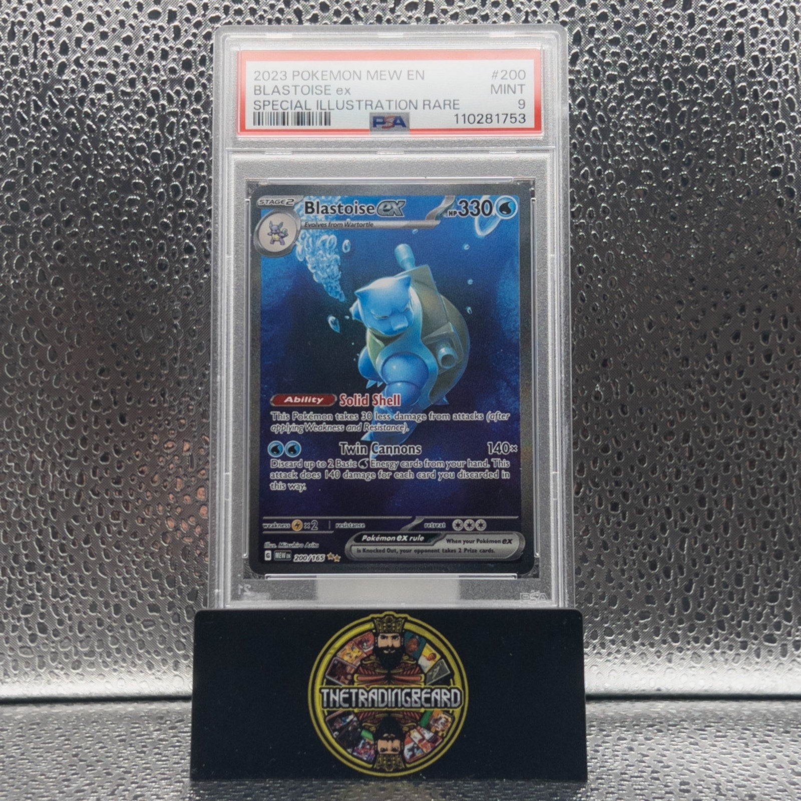 PSA 9 - 2023 Pokemon Mew En-151 Blastoise Ex #200